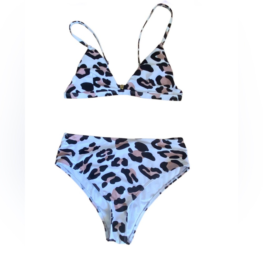 LUXE Caramel Acadia Two Piece Bikini Set Size M